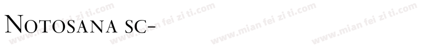 Notosana sc字体转换